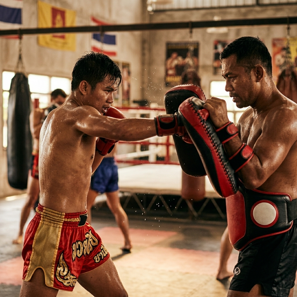 Pad work session with Kru