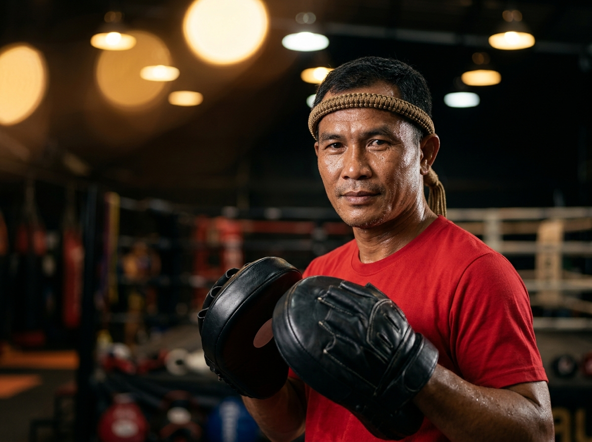 Kru Somchai, head trainer at Sityodtong Gym
